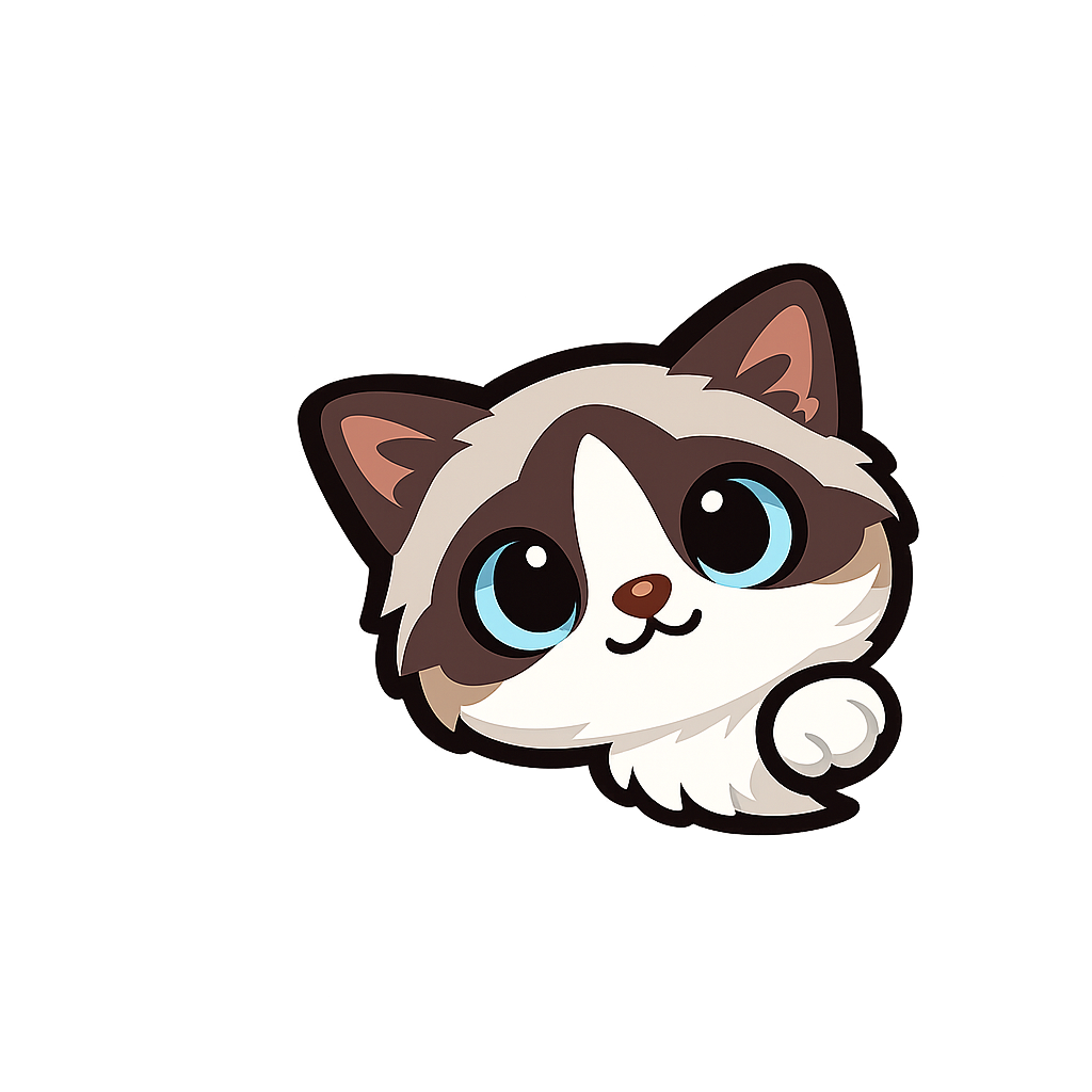 A happy cat